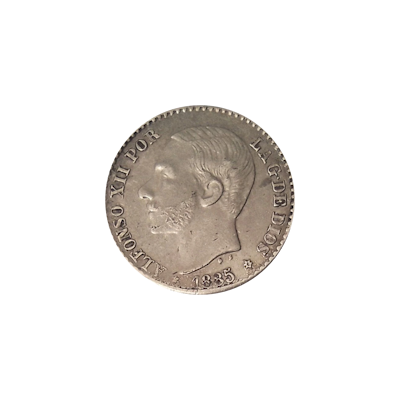 Spain 50 Céntimos Alfonso XIII 83.5%