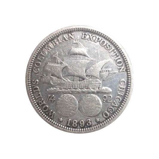 Columbian Exposition 1892-1893 Half Dollar 90% Silver - back