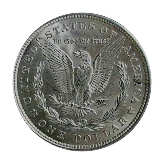 Morgan Dollar 1921 Brilliant Uncirculated Tiny Blemish/Minting Error #0009 - back