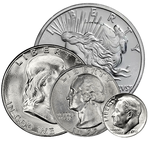 US 90% "Junk" Silver Coins