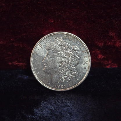 Morgan Dollar 1921 Crisp & Shiny 90% Silver 0.77+ Troy Ounce #0006