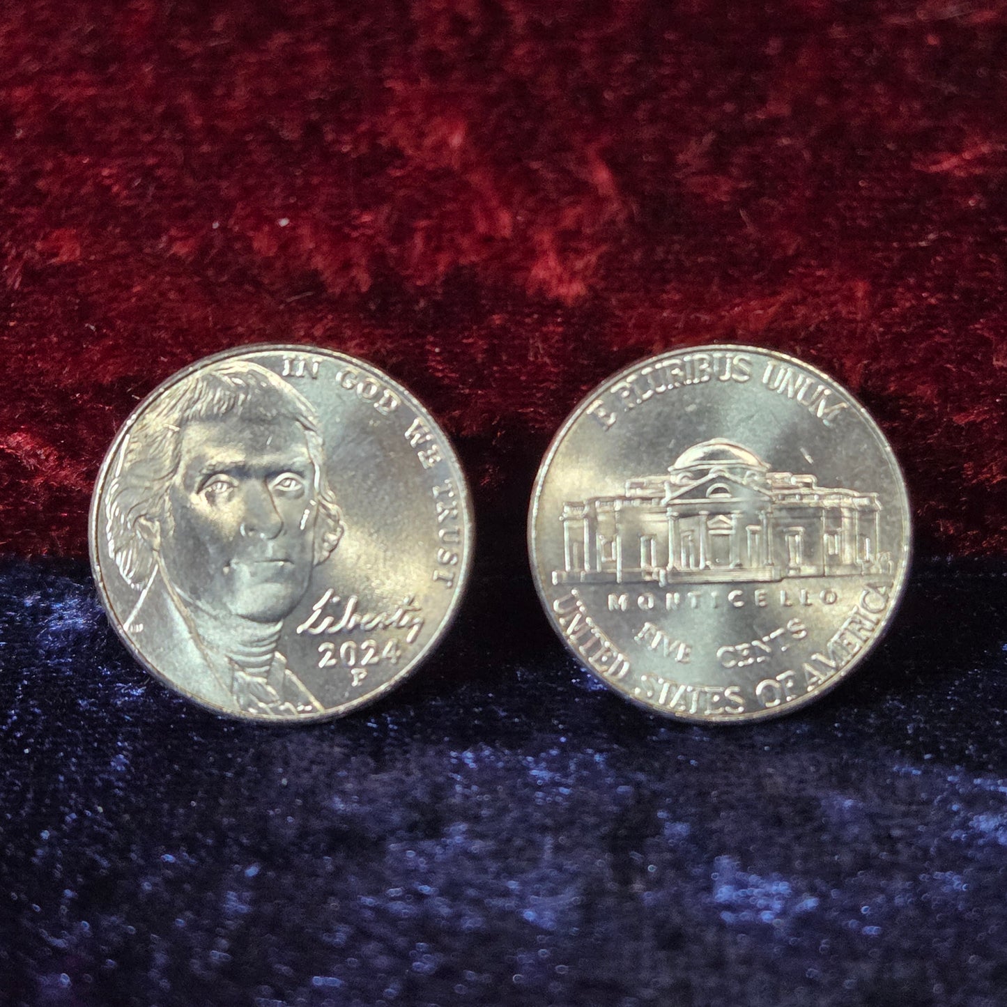 2024-P Jefferson Nickel Uncirculated Original Bank Rolls LOW MINTAGE