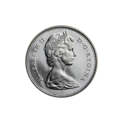 Canada 25¢ Caribou 80%