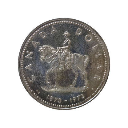 50% $1 Royal Canadian Mounted Police 1973