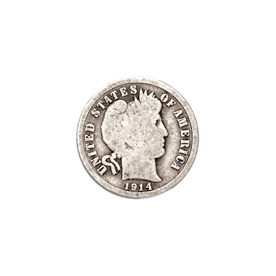 Barber Dime