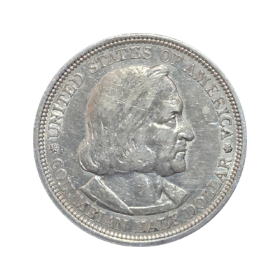Columbian Exposition Half Dollar 90% Silver 1892-1893