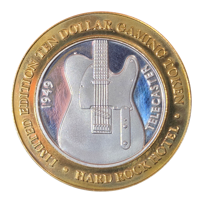 Hard Rock (OG) Telecaster $10 Strike 0.6 Troy Ounce Silver