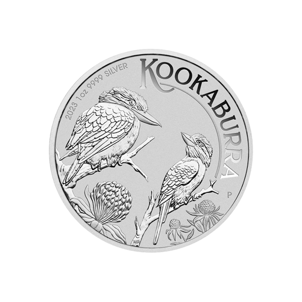 1ozt Kookaburra 2023 9999 Silver Round Perth Mint