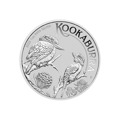 1ozt Kookaburra 2023 9999 Silver Round Perth Mint