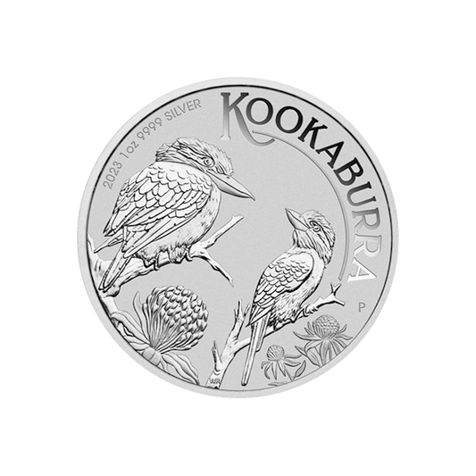 1ozt Perth Mint Kookaburra 2023 999 Silver Round