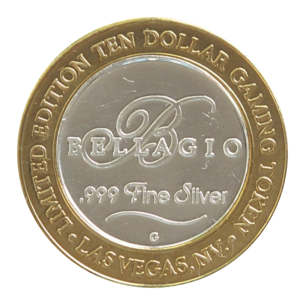 Bellagio Fountains $10 Strike 0.6 Troy Ounce Silver