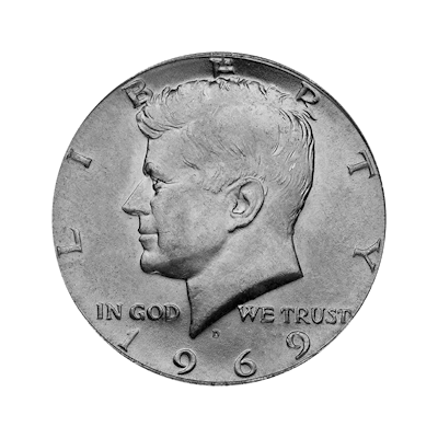 Kennedy Half Dollar 40%