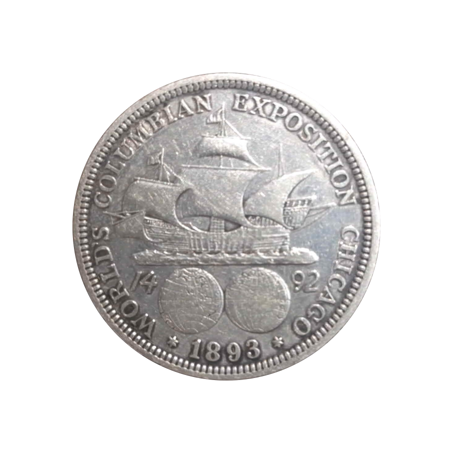 Columbian Exposition 1892-1893 Half Dollar 90% Silver - back