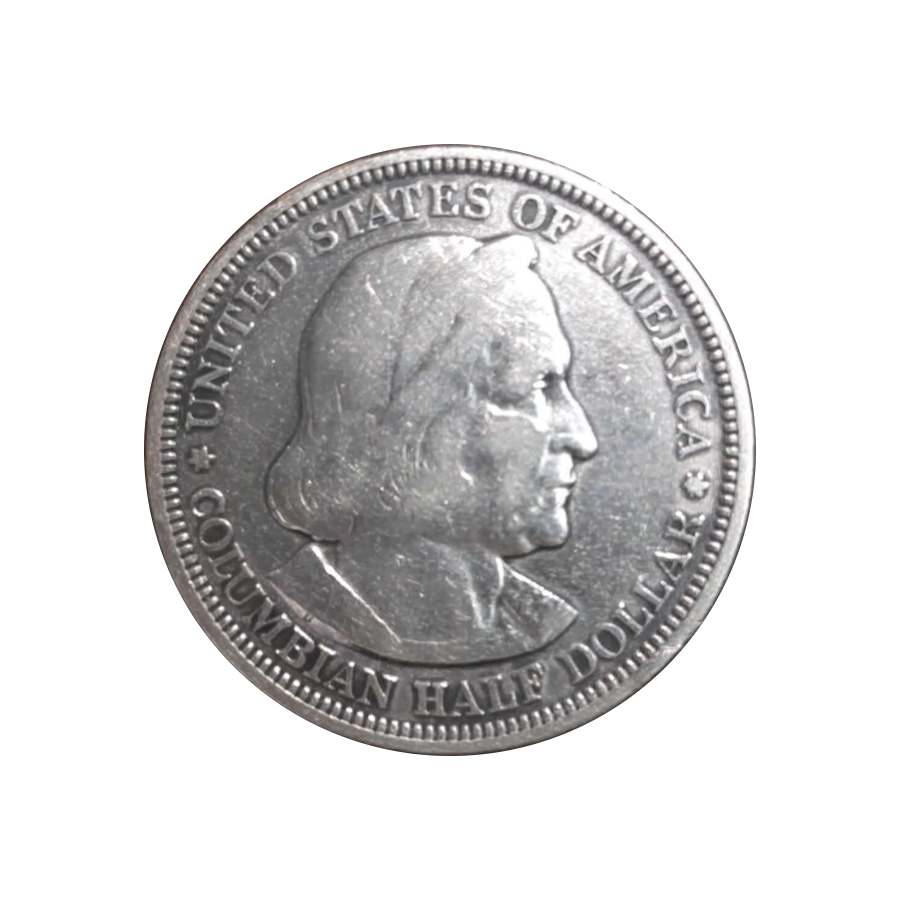 Columbian Exposition 1892-1893 Half Dollar 90% Silver - front