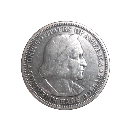 Columbian Exposition 1892-1893 Half Dollar 90% Silver - front