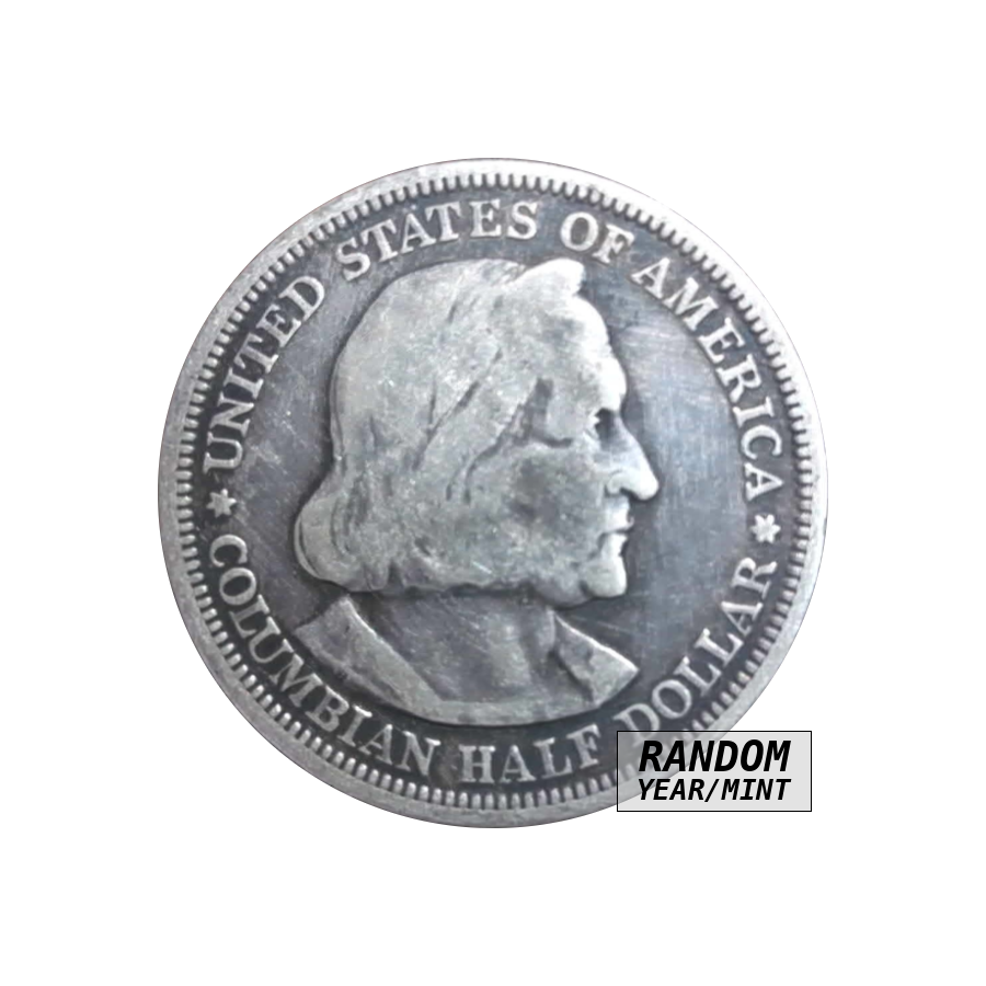 Columbian Exposition 1892-1893 Half Dollar 90% Silver - Sharp, front