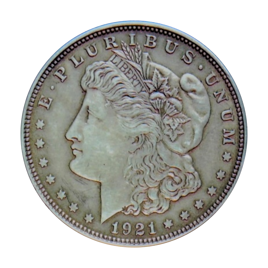 Morgan dollar, 90% silver - front