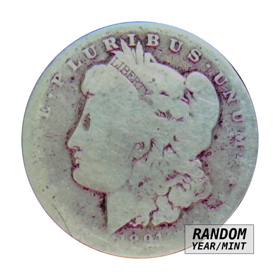 Morgan dollar, 90% silver - Cull, front