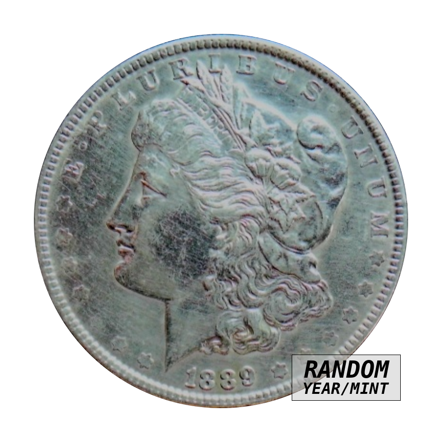 Morgan dollar, 90% silver - Minty, front