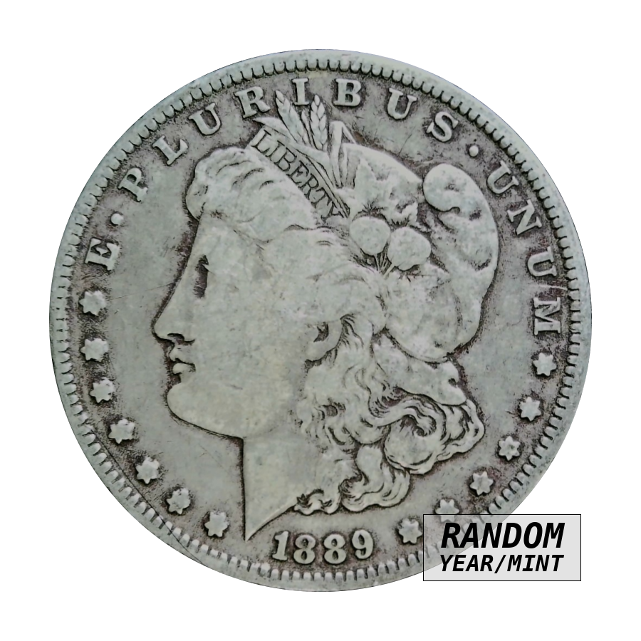 Morgan dollar, 90% silver - Sharp, front